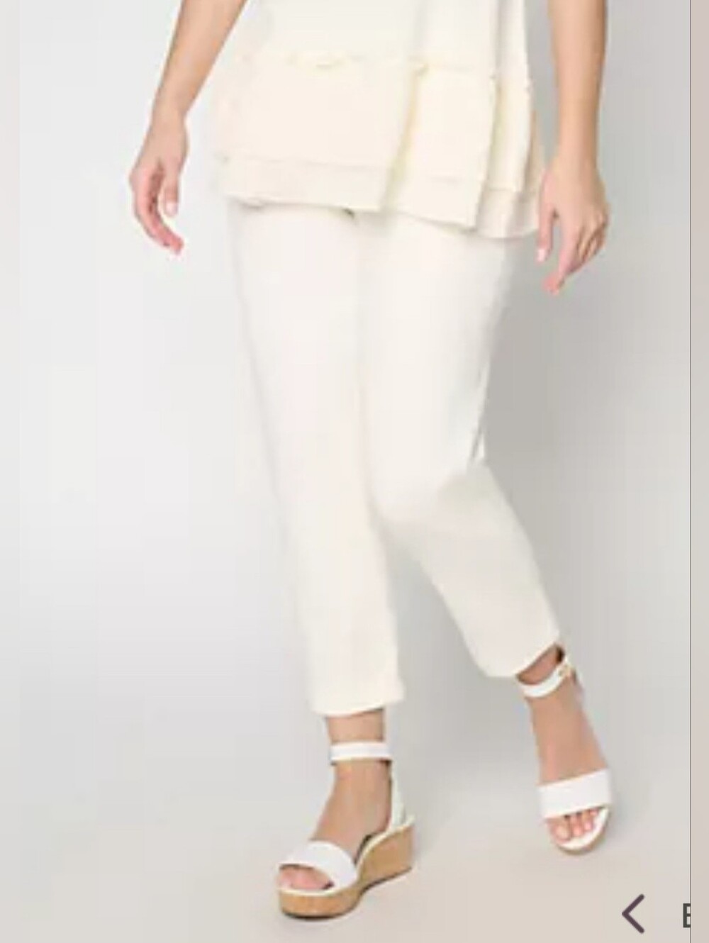 New Pull On Boyfriend Jeans Whisper White Size 6